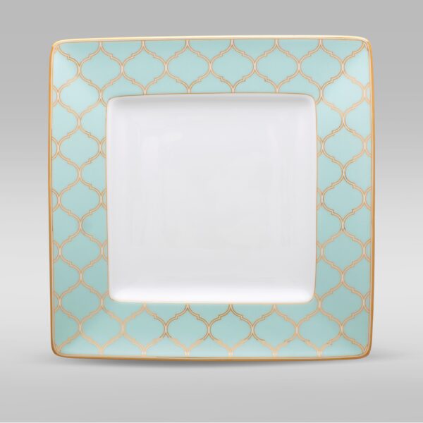 Eternal Palace Mint Square Serving Plate 27cm