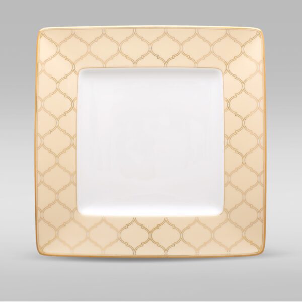 Eternal Palace Fine Porcelain Carmel 27cm Square Serving Plate