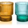 Todo Modo Mouthblown Coloured Tumbler Set of 6 (300ml) - Image 3