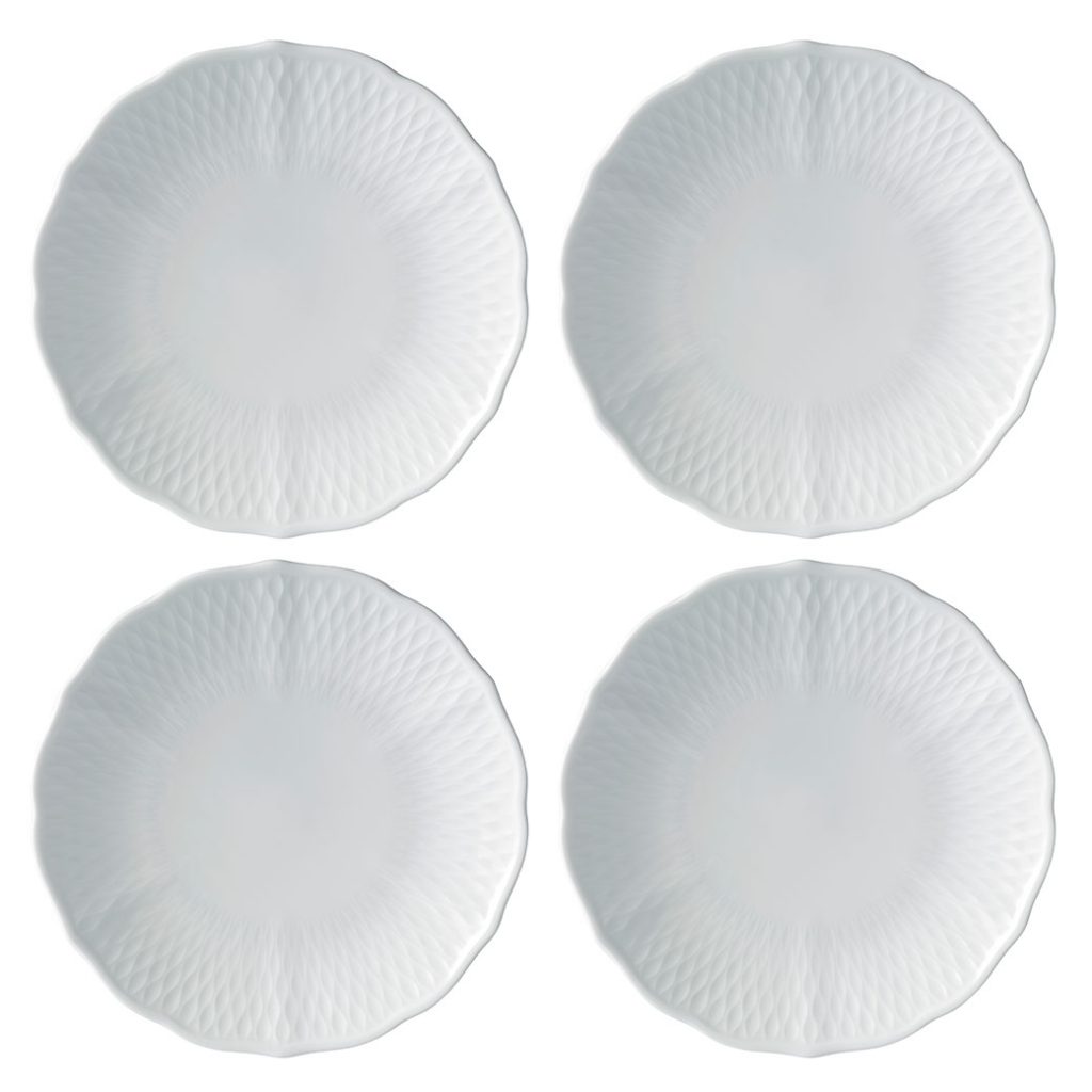 Cher Blanc 17cm Cake Plate Set of 4 - Noritake Australia Pty Ltd