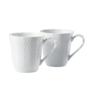 Cher Blanc Premium Porcelain Mug Set of 2 (295ml)