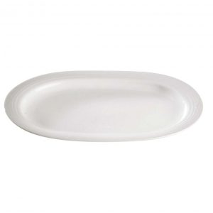 Arctic White Oval Platter