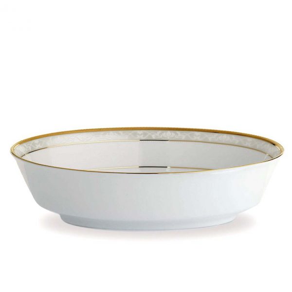 Hampshire Gold Oval Serving Bowl