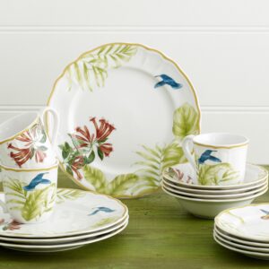 Hummingbird Meadow Ivory Porcelain 16cm Bowl