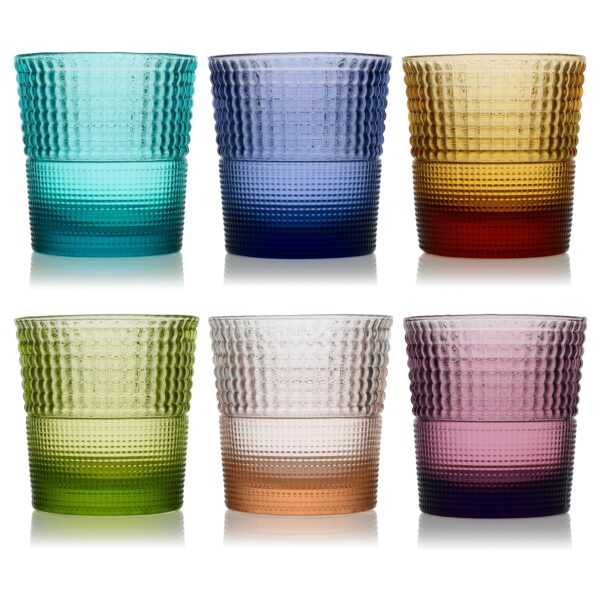 Speedy Mouthblown Coloured Tumbler Set of 6 (280ml)