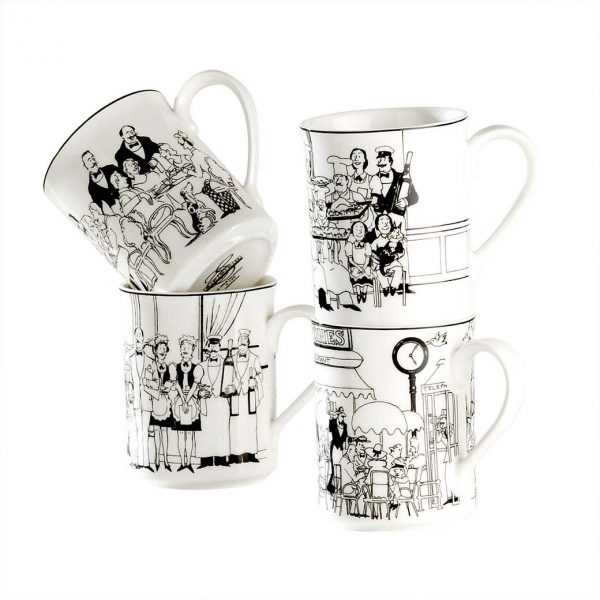 Le Restaurant Mug Set of 4