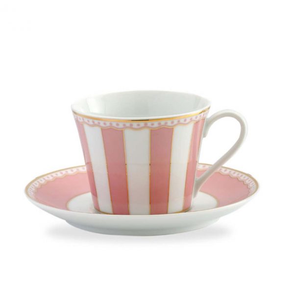 Carnivale Pink Cup & Saucer Set