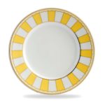 Carnivale Yellow Cake Plate Set of 2