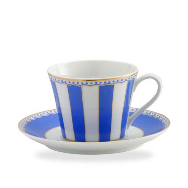 Carnivale Dark Blue Cup & Saucer Set