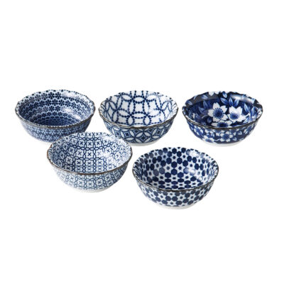 Nami Fine Porcelain 9.2cm Dipping Bowl Set of 5