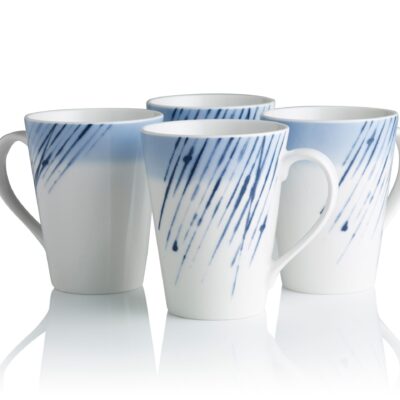 Hanabi Fine Porcelain Mug Set of 4 (350ml)