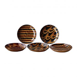 Slip Chocolate Cake Plate Set