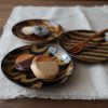 Slip Chocolate Oval Plate Set