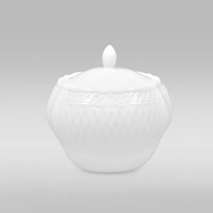 Cher Blanc Sugar Bowl with Cover