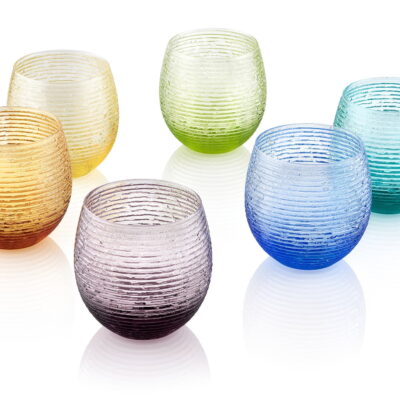 IVV Multicolor Coloured Tumbler Set of 6