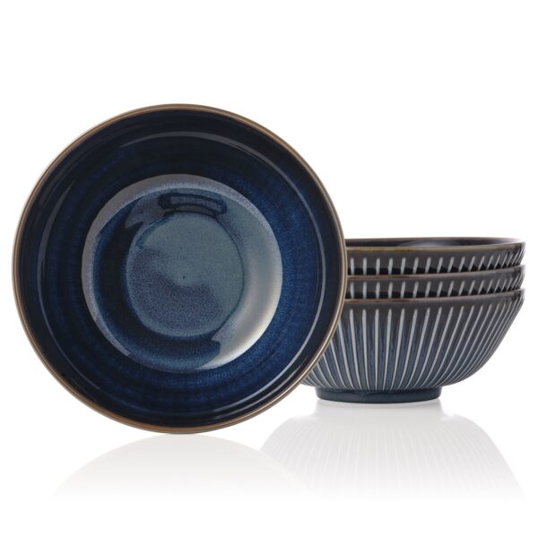 Sendan Midnight Blue 21.5cm Ramen/Noodle Bowl Set of 2