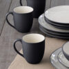 Colorwave Graphite Premium Stoneware 27cm Coupe Plate - Image 3