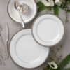 Charlotta Platinum Fine Porcelain 16cm Plate - Image 3