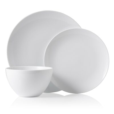 Contempo White Fine Porcelain 21cm Plate