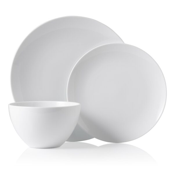 Contempo White 12pce Dinner Set