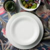 Conifere White Fine Porcelain 23cm Rimmed Soup Bowl