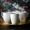 Conifere White Fine Porcelain 22.5cm Round Serving Bowl