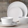 White on White Dune Fine Porcelain 40cm Oval Platter