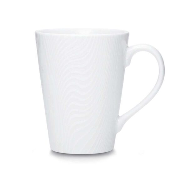 White on White Dune Fine Porcelain Mug Set of 4 (350ml)