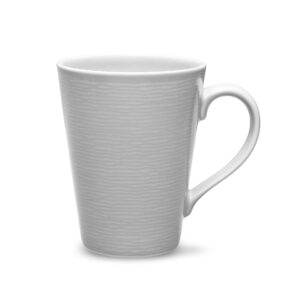 Grey on Grey Fine Porcelain Mug Set of 4 (350ml)
