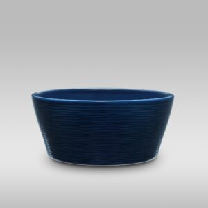 Navy on Navy Swirl Fine Porcelain 13.5cm Dessert Bowl (SPECIAL OFFER!)