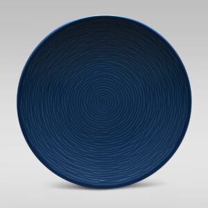 Navy on Navy Swirl Fine Porcelain 21cm Plate (SPECIAL OFFER)