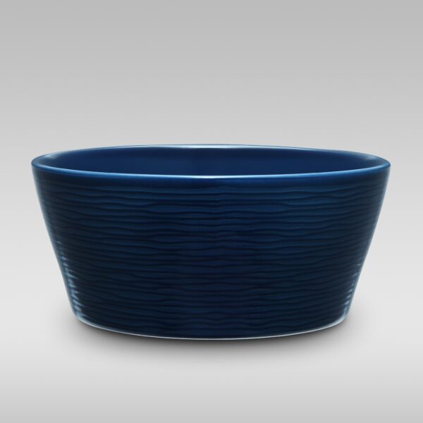 Navy on Navy Swirl Fine Porcelain 14.5cm Bowl (SPECIAL OFFER)