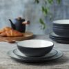 Colorwave Graphite Premium Stoneware 27cm Coupe Plate
