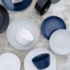 Navy on Navy Swirl Fine Porcelain 14.5cm Bowl (SPECIAL OFFER)