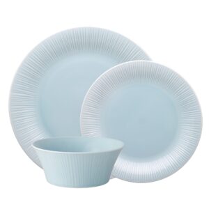 Conifere Aqua 12pce Fine Porcelain Dinner Setting for 4