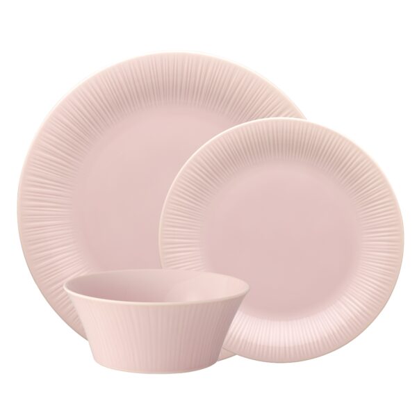 Conifere Pink Fine Porcelain 12pce Dinner Set