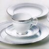 Hampshire Platinum Fine Porcelain Salt & Pepper Shaker 92cc