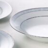 Hampshire Platinum Fine Porcelain 23cm 'Accent' Lunch Plate