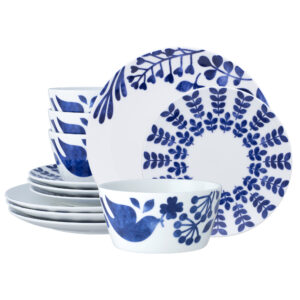 Sandefjord Fine Porcelain 12pce Dinner Setting for 4
