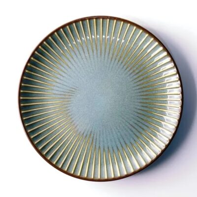 Sendan Chestnut Green Fine Porcelain 21cm Plate Set of 4