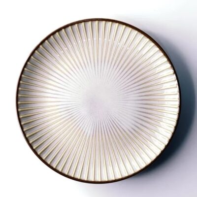 Sendan Vanilla Cream 24cm Lunch Plate Set of 4