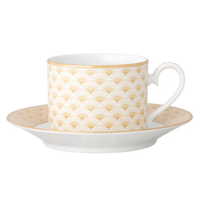 Trocadero Gold Fine Porcelain Cup & Saucer 225ml