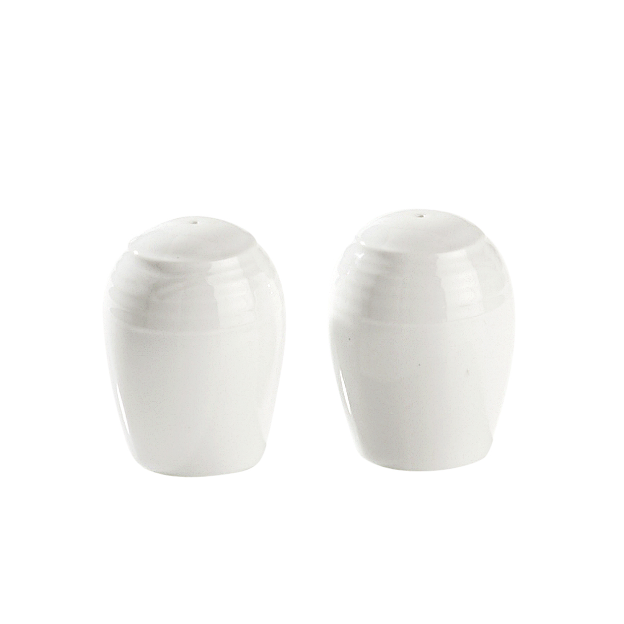 Arctic White Fine Porcelain Salt & Pepper Pair 92cc